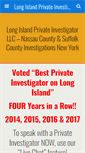 Mobile Screenshot of longislandprivateinvestigator.com